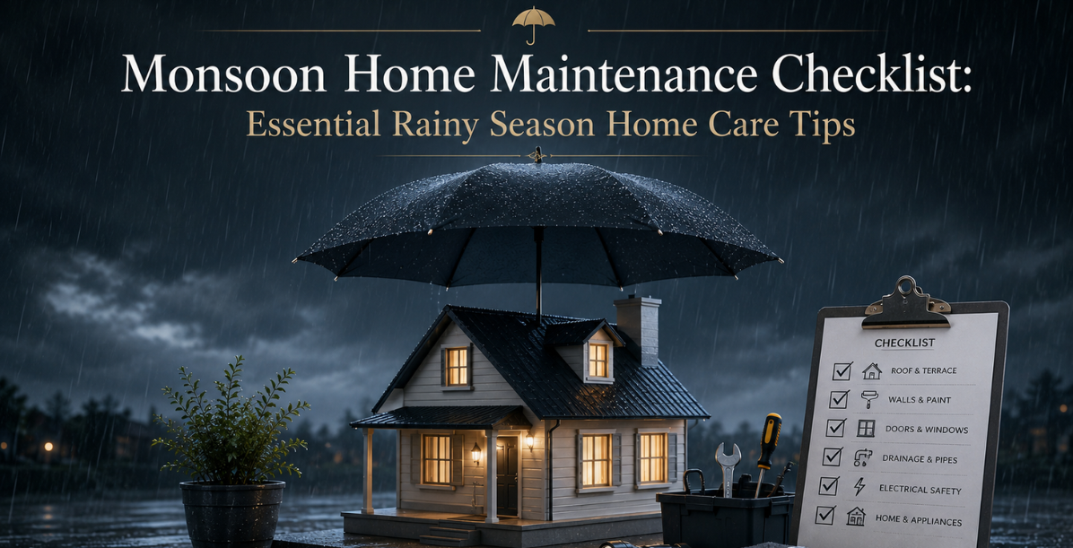 Monsoon Home Maintenance Checklist: Essential Rainy Season Home Care Tips